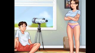 All Sex Scenes With Yoga Teacher - Threesome With Teacher - Animated Porn Game