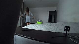 Wife Was Fucked By Her Husband's Friend While He's Not At Home. Real Porn