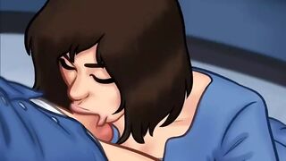 Summertime Saga V0.20 - Pt.223 - Asian Babe Gives Head at Her Workplace