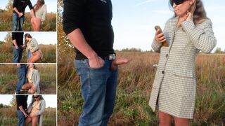 SHE FOUND HER LOVE! An exhibitionist in Pantyhose met a Stranger and.. ! XSanyAny