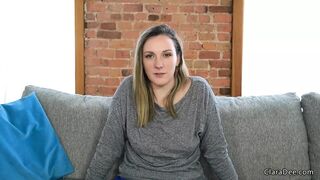 Sissy Wife Blowjob Practice - Clara Dee JOI