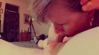 Granny Blue: Personal POV Of Me Sucking Your Cock! 09172023 CAMM