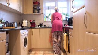 Judys - Your Mature Stepmom Mrs. Maggie Gives You JOI in the Kitchen