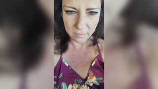 Feeling Halloween Spooky Public Masturbation in Car