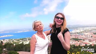 Eva, Sexy Granny, Shares a Dick with Young Lyna