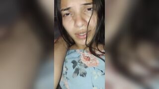 Stepsister shares bed with big brother and gets her pussy fucked